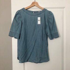 Chambray top